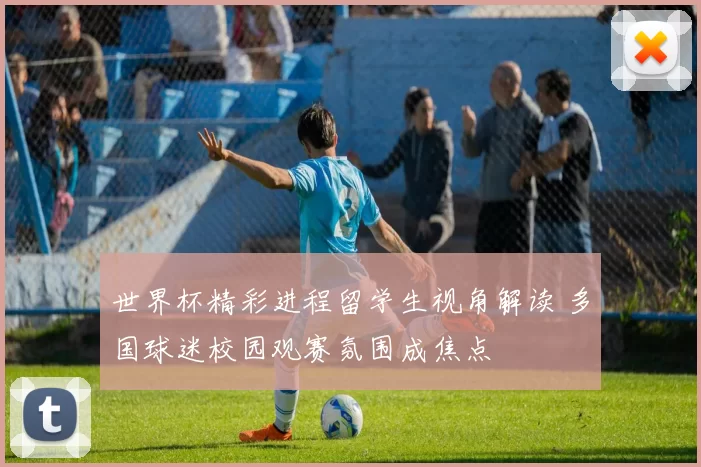 世界杯精彩进程留学生视角解读 多国球迷校园观赛氛围成焦点