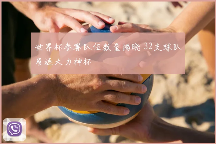 世界杯参赛队伍数量揭晓 32支球队角逐大力神杯